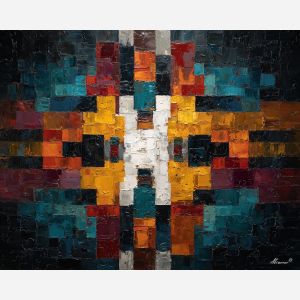 still, state, avant garde, palette knife, oil painting, impasto, thick paint, textured surface, expressive art, painterly style, material depth, visual rhythm, hand painted, layered pigment, atmospheric, fine art, contemporary painting