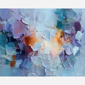 gentle, subtle, interval, avant garde, palette knife, oil painting, impasto, thick paint, textured surface, expressive art, painterly style, material depth, visual rhythm, hand painted, layered pigment, atmospheric, fine art, contemporary painting