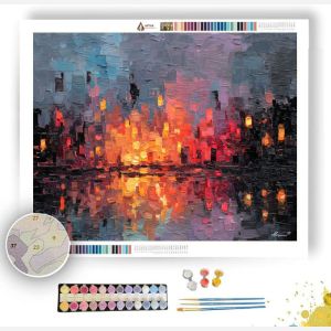DENSE LOW LIGHT - Paint by Numbers Full Kit