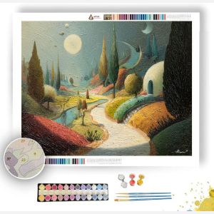 SUBTLE ODD FIGURE - Paint by Numbers Full Kit