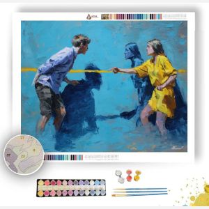 FOCUSED SHARP TENSION - Paint by Numbers Full Kit