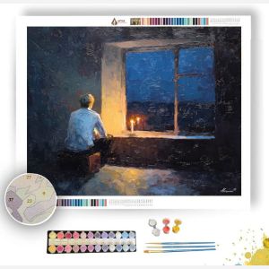 FLOATING GRAPHIC PRESENCE - Paint by Numbers Full Kit