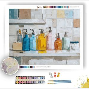 CALM CALM PLANE - Paint by Numbers Full Kit