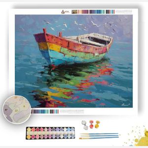 FLOATING SUBTLE TENSION - Paint by Numbers Full Kit