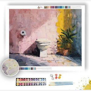 CALM DARK FRAME - Paint by Numbers Full Kit