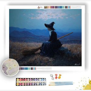 BROOMREST EVENING - Paint by Numbers Full Kit