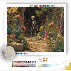 SKELETON GARDEN PATH - Paint by Numbers Full Kit