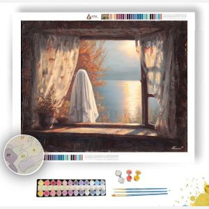 MORNING WINDOW GHOST - Paint by Numbers Full Kit