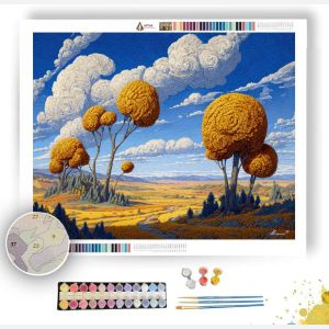 SPIRALBARK PLAINS - Paint by Numbers Full Kit