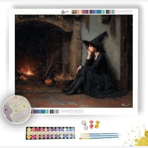 FIREPLACE SPELLPAUSE - Paint by Numbers Full Kit