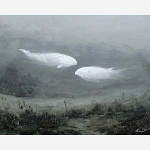 TOGETHER SPACE B&W - Paint by Numbers Full Kit