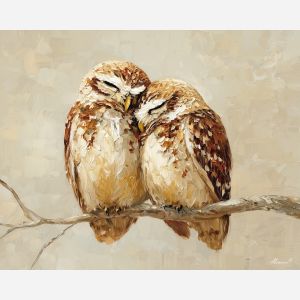 CLOSE HELD EMBRACE - Paint by Numbers Full Kit