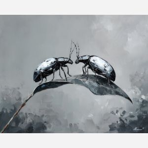 TENDER CONNECTION B&W - Paint by Numbers Full Kit