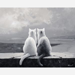 SHARED FORM B&W - Paint by Numbers Full Kit