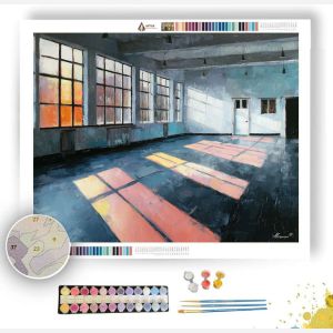 MOODY QUIET FRAME - Paint by Numbers Full Kit