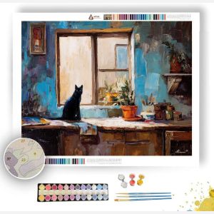 SILENT HEAVY PATTERN - Paint by Numbers Full Kit