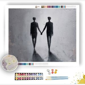 MINIMAL FORM B&W - Paint by Numbers Full Kit