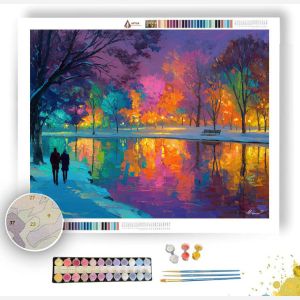 GLOWING STILLNESS - Paint by Numbers Full Kit