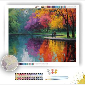WARM COLORS - Paint by Numbers Full Kit