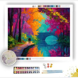 BRIGHT BRIDGE - Paint by Numbers Full Kit