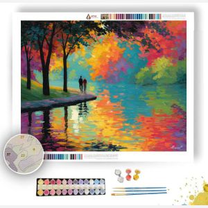 BRIGHT STEPS - Paint by Numbers Full Kit