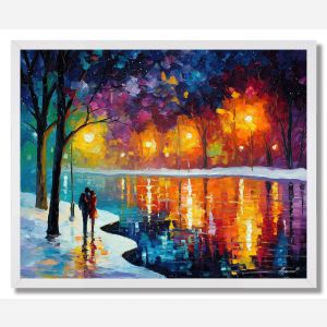 BRIGHT LAKE - FRAMED