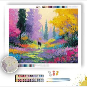 BLOOMING SCENE - Paint by Numbers Full Kit