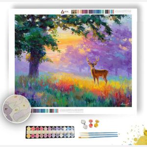 COLORFUL SCENE - Paint by Numbers Full Kit