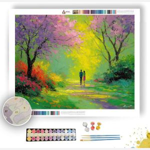 BLOOMING SCENE - Paint by Numbers Full Kit