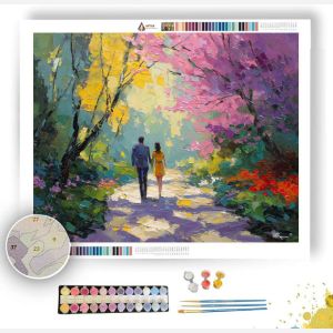 PLAYFUL MORNING - Paint by Numbers Full Kit