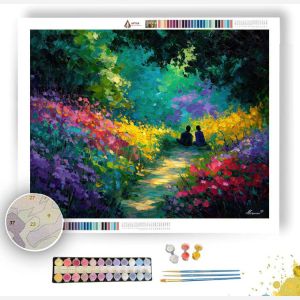 BLOOMING PATH - Paint by Numbers Full Kit