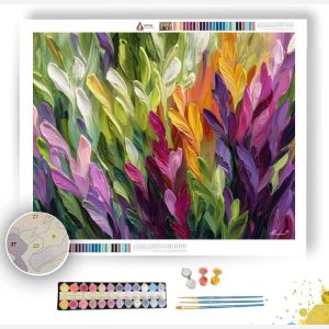 BLOOMING PATTERNS - Paint by Numbers Full Kit