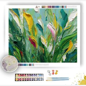 BLOOMING FORMS - Paint by Numbers Full Kit