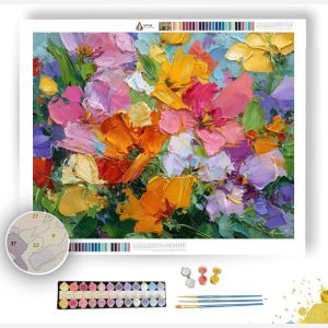 BLOOMING COLORS - Paint by Numbers Full Kit