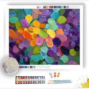 WARM PATTERNS - Paint by Numbers Full Kit