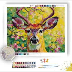 FOCUSED STARE - Paint by Numbers Full Kit