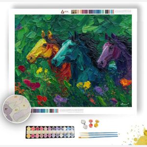 BLOOMING MOTION - Paint by Numbers Full Kit