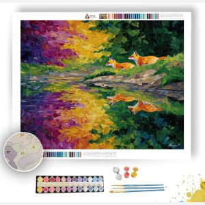 FLOWING MOMENT - Paint by Numbers Full Kit