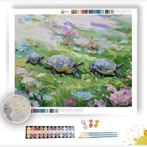 FLOWING MOTION - Paint by Numbers Full Kit