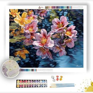 BLOOMWATER SHIMMER - Paint by Numbers Full Kit