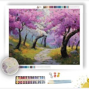 BLOSSOM PATHWAY - Paint by Numbers Full Kit