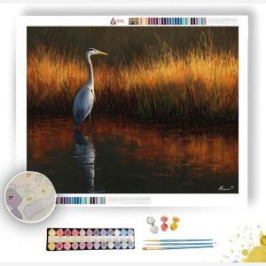 SILVERMARSH HERON - Paint by Numbers Full Kit