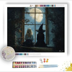 MOONWINDOW SPELL FRIENDS - Paint by Numbers Full Kit