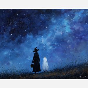 witch ghost stars,fantasy walk