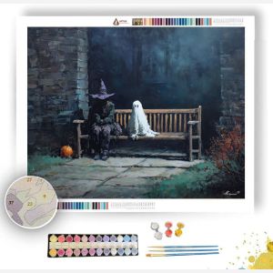 MOONBENCH VISITORS - Paint by Numbers Full Kit