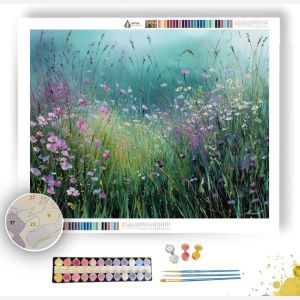 WINDLIT BLOSSOMFIELD - Paint by Numbers Full Kit