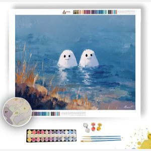 FLOATING GHOST - Paint by Numbers Full Kit