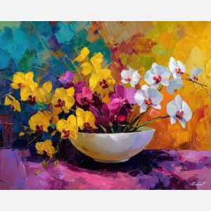 LIVELY STILL LIFE - Paint by Numbers Full Kit