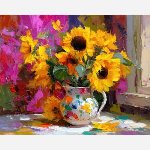 HAPPY SETTING - Paint by Numbers Full Kit