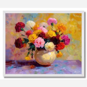 LIVELY BOUQUET - FRAMED
